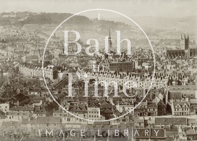 View of Bath from Beechen Cliff c.1885