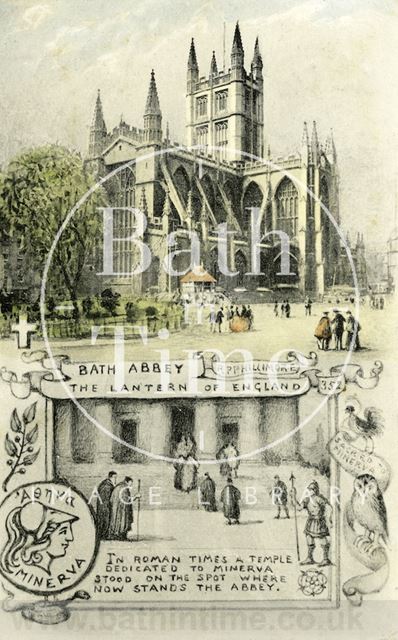 Bath Abbey from Orange Grove c.1910