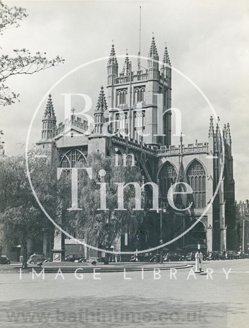 Bath Abbey from Orange Grove 1935