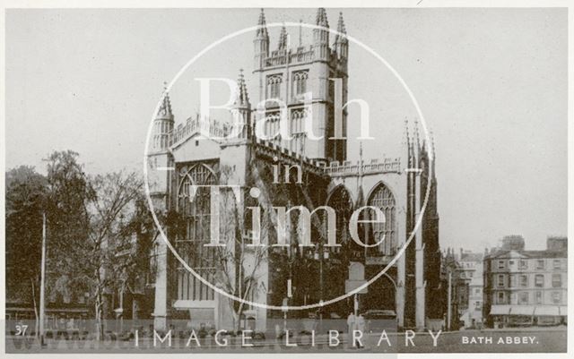 Bath Abbey from Orange Grove c.1930