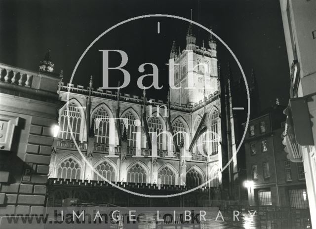 Bath Abbey from York Street 1981