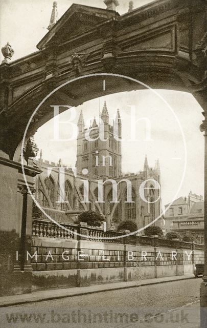 Bath Abbey from York Street c.1920