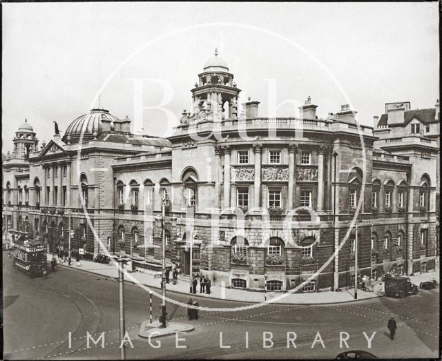 General view, Guildhall, Bath c.1925