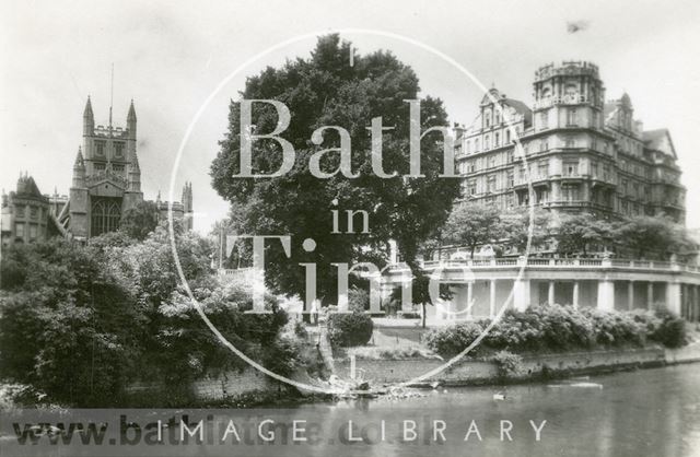 Bath Abbey and Empire Hotel c.1920