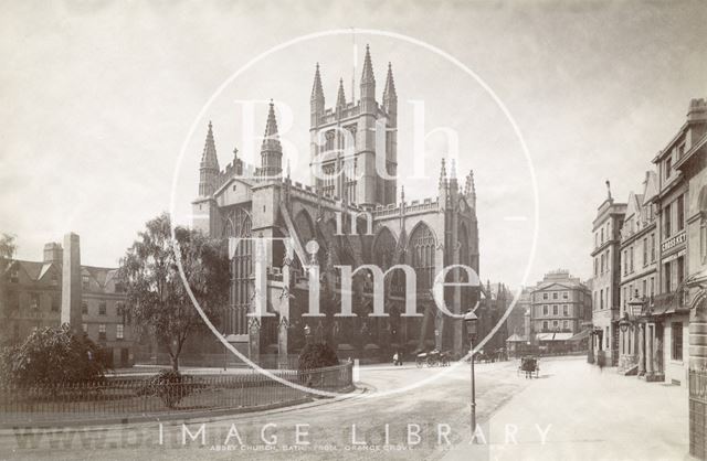 Bath Abbey from Orange Grove c.1890