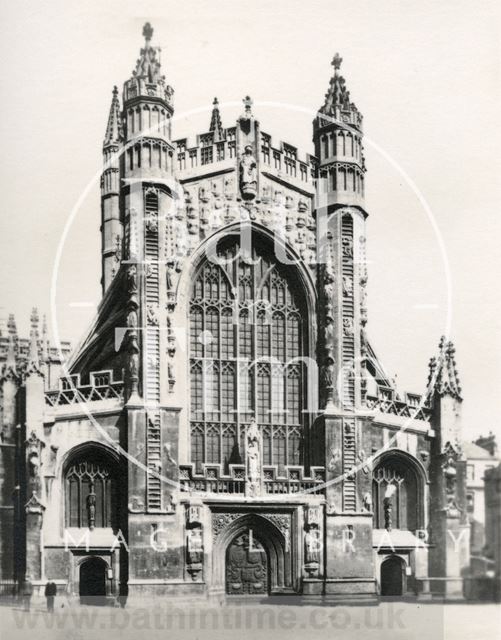 West front, Bath Abbey c.1920