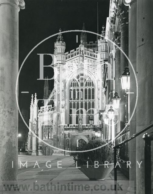 West front, Bath Abbey c.1975