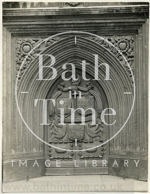 West door, Bath Abbey c.1920?