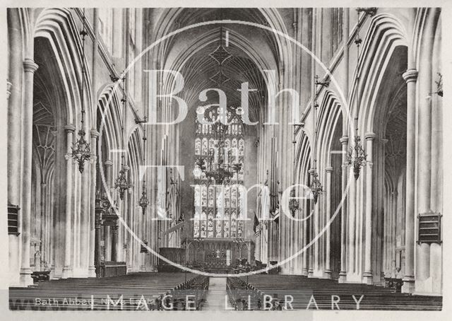 Nave, Bath Abbey c.1900