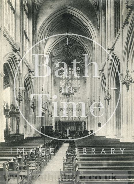 Nave, Bath Abbey c.1890