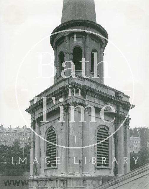 St. Swithin's Church tower, Walcot, Bath c.1903