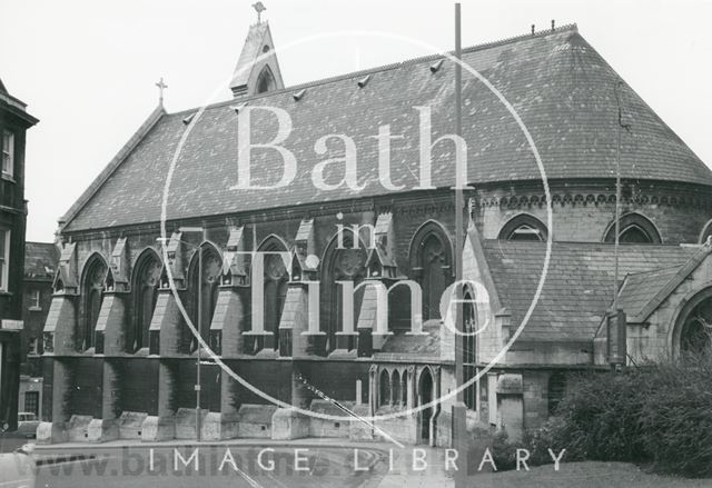 St. Paul's Church (now Holy Trinity), Chapel Row, Bath 1968