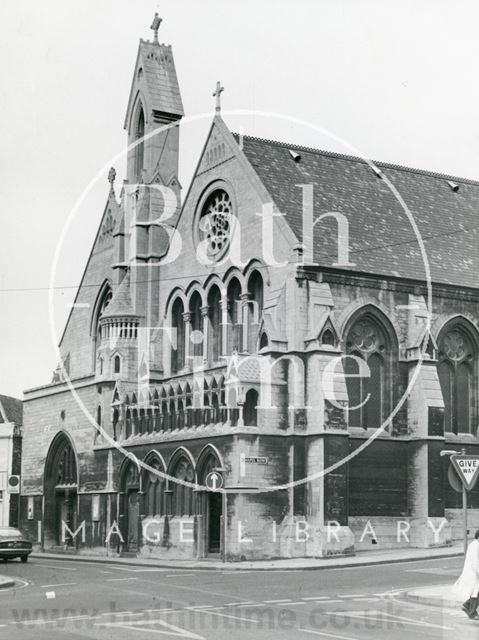 Holy Trinity Church formerly St. Paul's, Chapel Row, Bath 1968