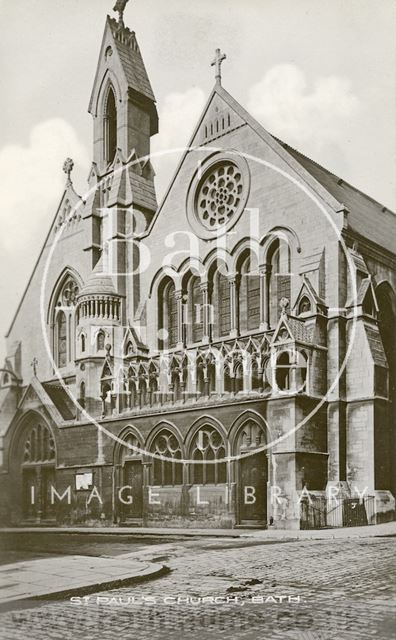 St. Paul's Church (now Holy Trinity), Bath c.1912