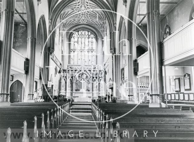 St. Saviour's Church, Larkhall, Bath (interior) 1980