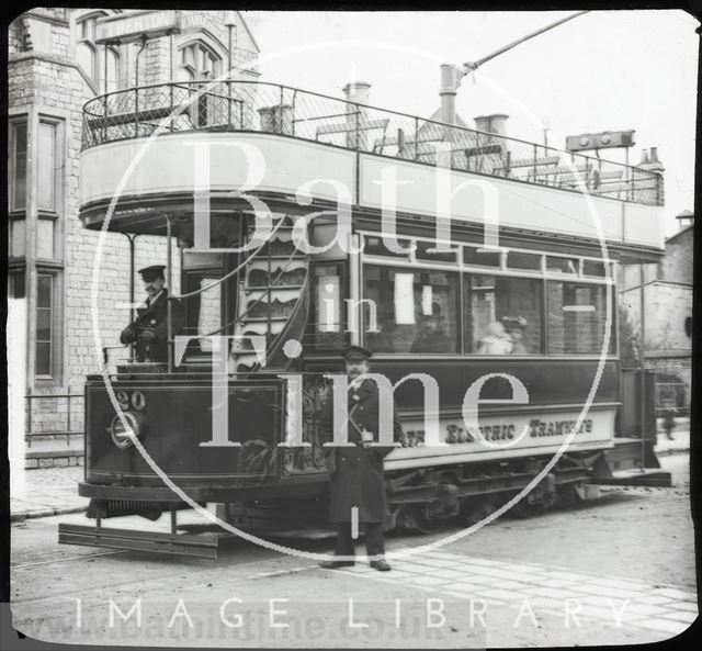 Tram No. 20 on the Lower Bristol Road, Bath c.1905