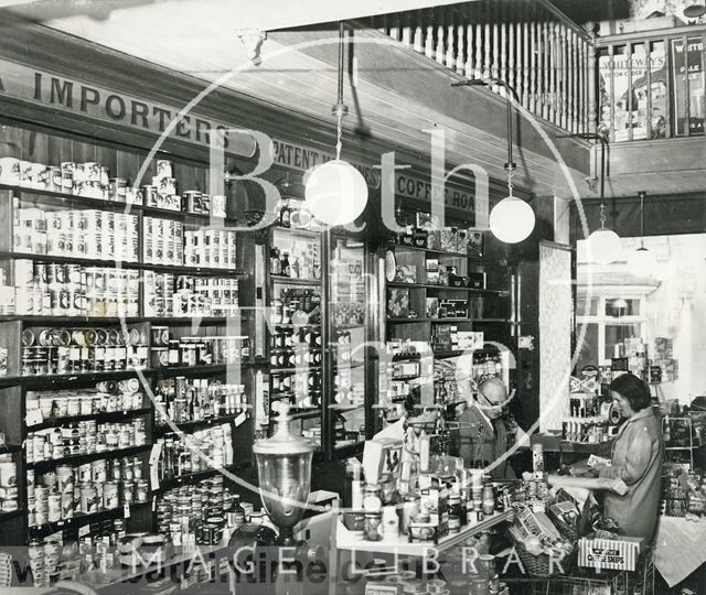 Interior of Cater, Stoffell and Fortt Ltd., 8, Margaret's Buildings, Bath 1972