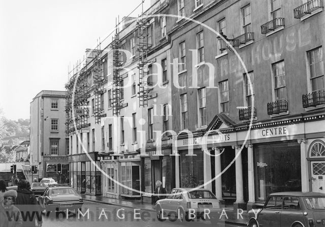 The Old Red House and the Plummer Roddis Building, New Bond Street, Bath c.1980