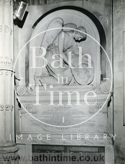 Monument to William Hoare, Bath Abbey c.1950