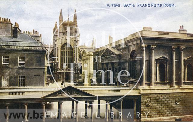 The Grand Pump Room and Abbey Church Yard, Bath c.1910