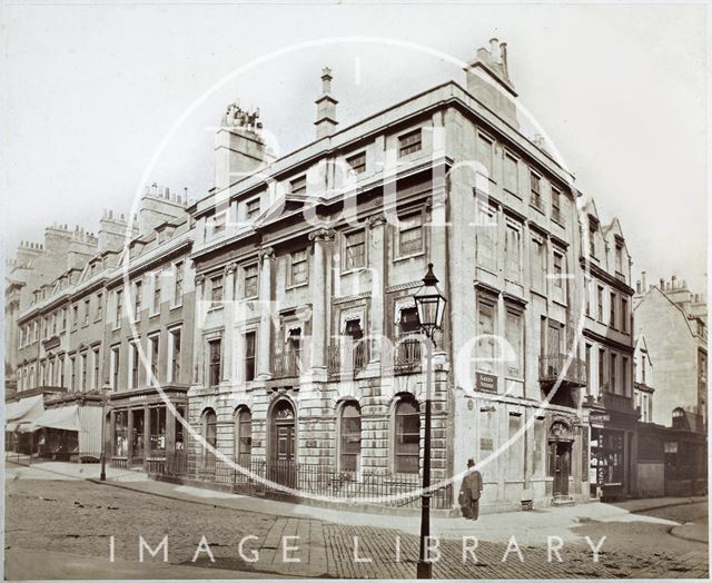 44 to 47, Milsom Street and 1 to 3, Green Street, Bath c.1875