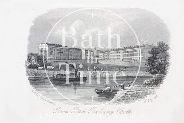 Green Park Buildings, Bath 1860