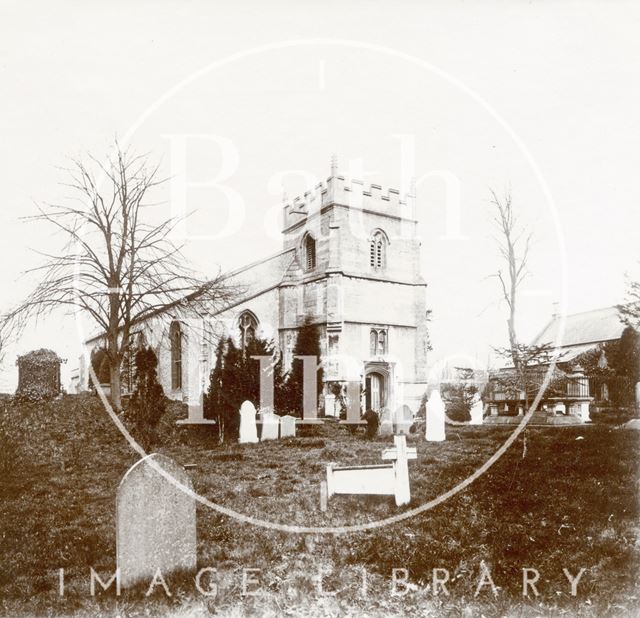 St. Michael's Church, Twerton, Bath before rebuilding of 1885 c.1873