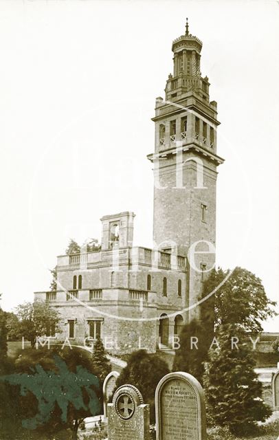 Lansdown Cemetery and Beckford's Tower, Bath c.1920