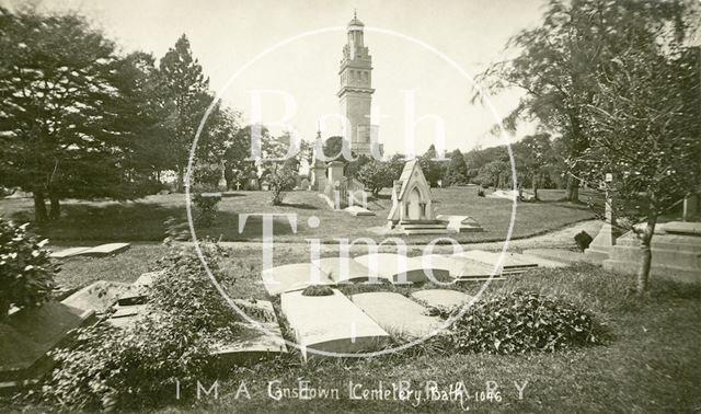 Lansdown Cemetery, Bath c.1915