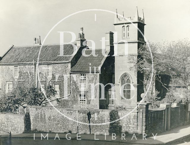 St. Mary Magdalen's Chapel and House, Holloway, Bath c.1950