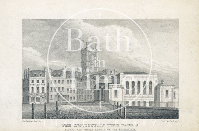 The Institution Wine Vaults, Terrace Walk, Bath c.1824