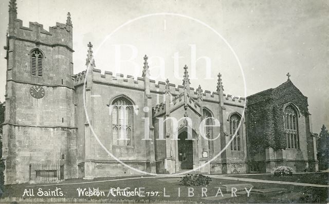 All Saints' Church, Weston, Bath c.1914