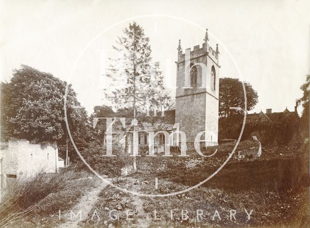 North end looking south towards St. Catherine's Court, St. Catherine's Church c.1880