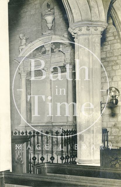 Interior of Holy Trinity Church, Newton St. Loe c.1920