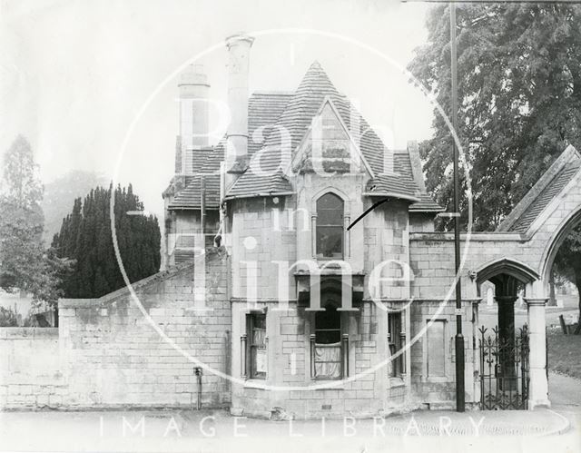 Lodge, St. James's Cemetery, Lower Bristol Road, Bath c.1960