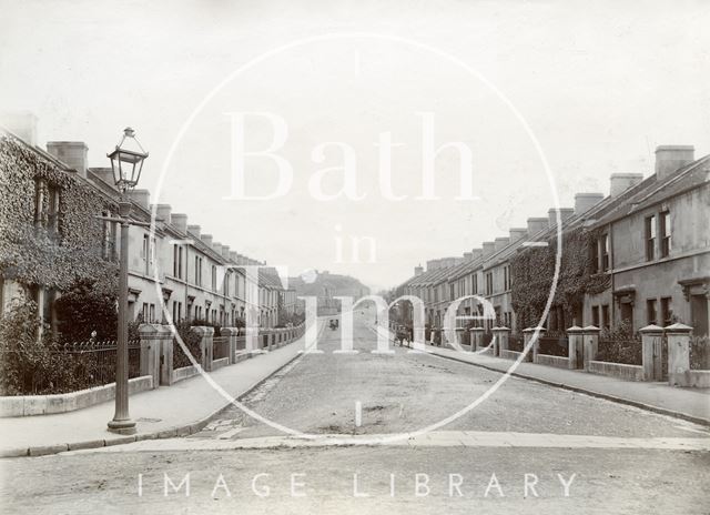 Looking up West Avenue, Oldfield Park, Bath c.1880