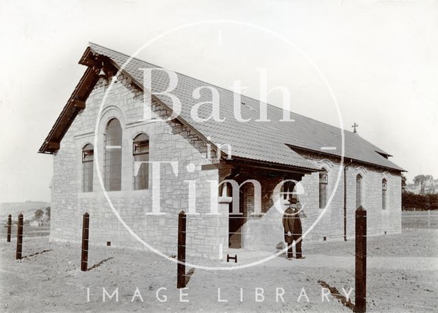 St. Barnabas Church, Twerton (temporary building exterior), Bath c.1890