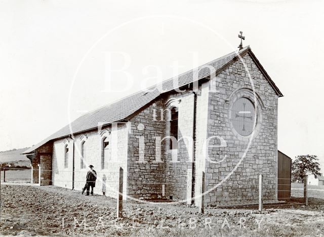 St. Barnabas Church, Twerton (temporary building exterior), Bath c.1890