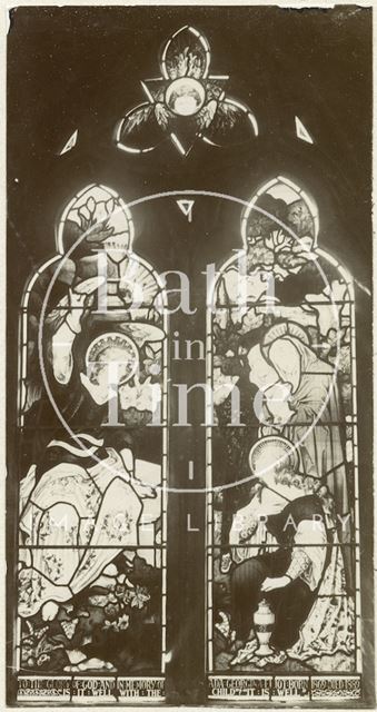 Stained glass window from St. Mary Magdalene Church, Langridge c.1900