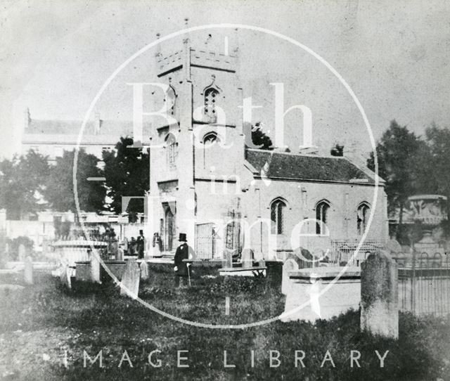 Bathwick Chapel and Burial Ground, Bath c.1849