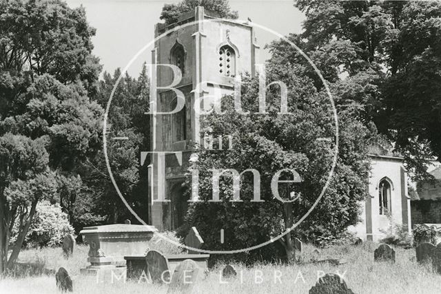 Ruin of Bathwick Chapel, Bath 1970