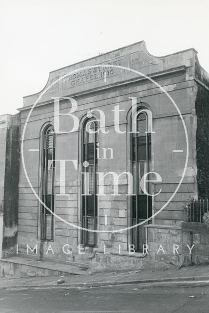 Thomas Street Chapel, off London Road, Bath 1983