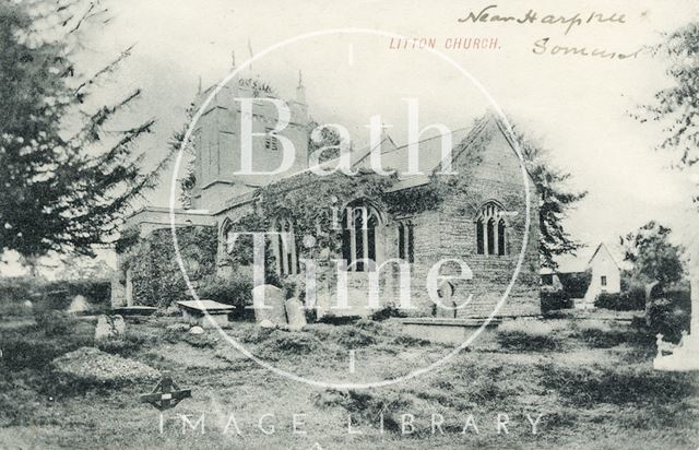 Litton Church near Harptree, Somerset 1905