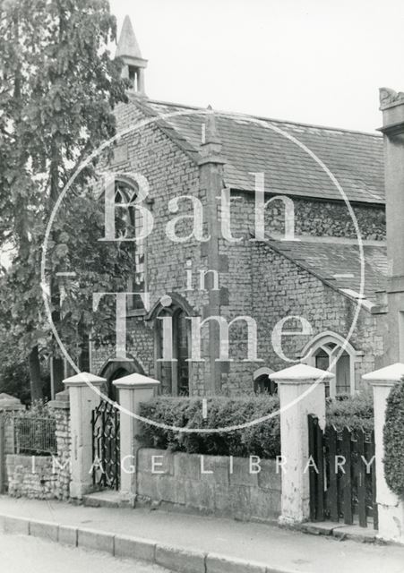 The Countess of Huntingdon's Church, Trafalgar Road, Weston, Bath 1968