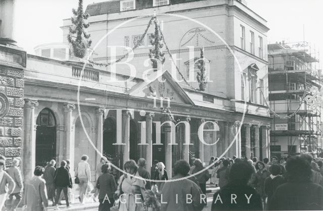 King's and Queen's Baths (with Christmas decorations), Bath 1986