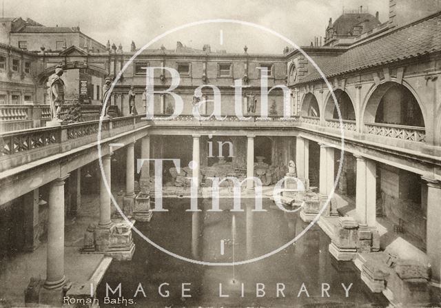 Roman Baths, Bath c.1905