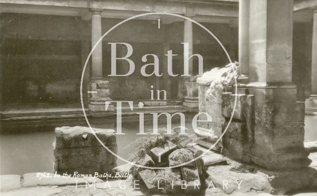 Roman Bath looking southwest, Bath c.1942