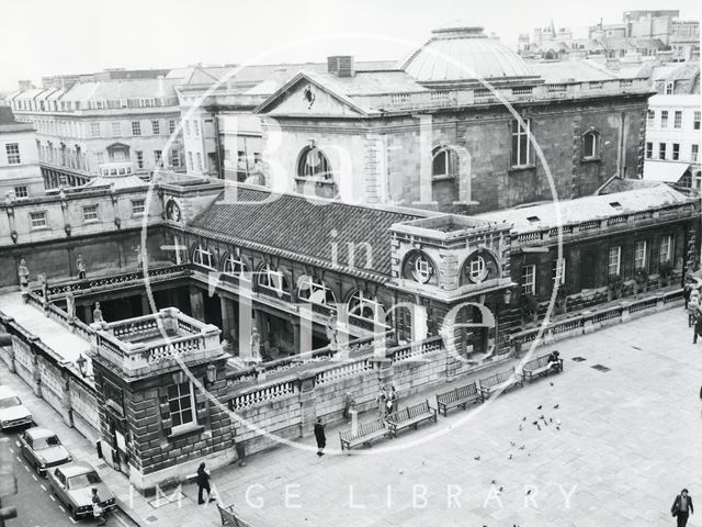 Roman Bath looking northwest, Bath 1976