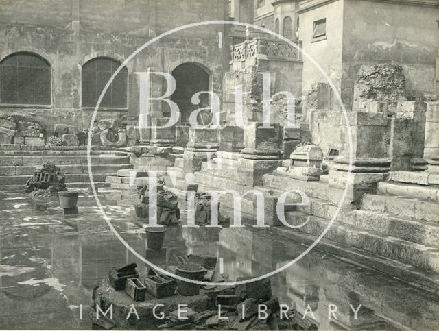 Roman Baths, Bath c.1890