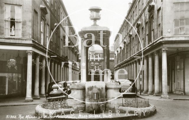 The Mineral Water Fountain, Stall Street, Bath c.1950